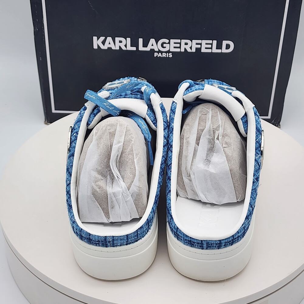 NEW - Karl Lagerfeld Paris Cambria Mule Women's Slip-On Sneakers- Size 8.5 - Picture 3 of 10